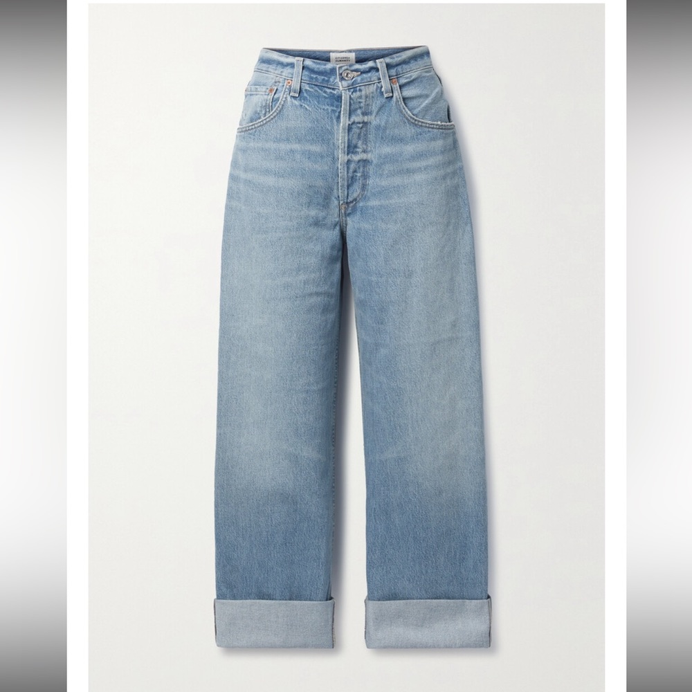 citizens of humanity Ayla cuffed baggy jeans